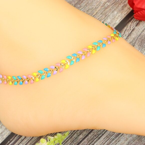 "Elegant Handmade Anklet – Delicate Jewelry for Women, MAR091061 - Picture 8 of 10